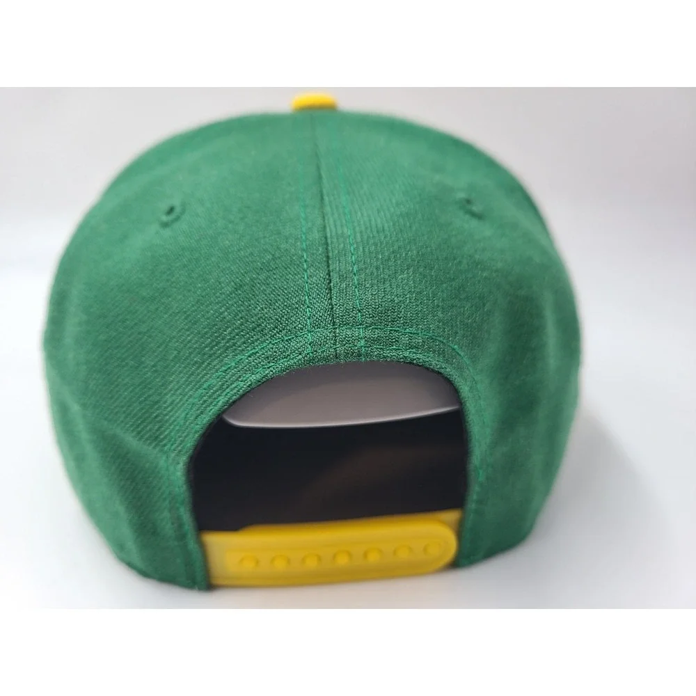 Boston Celtics 47 Brand Hardwood Snapback Hat Cap Wool‎ Blend NBA Green Yellow